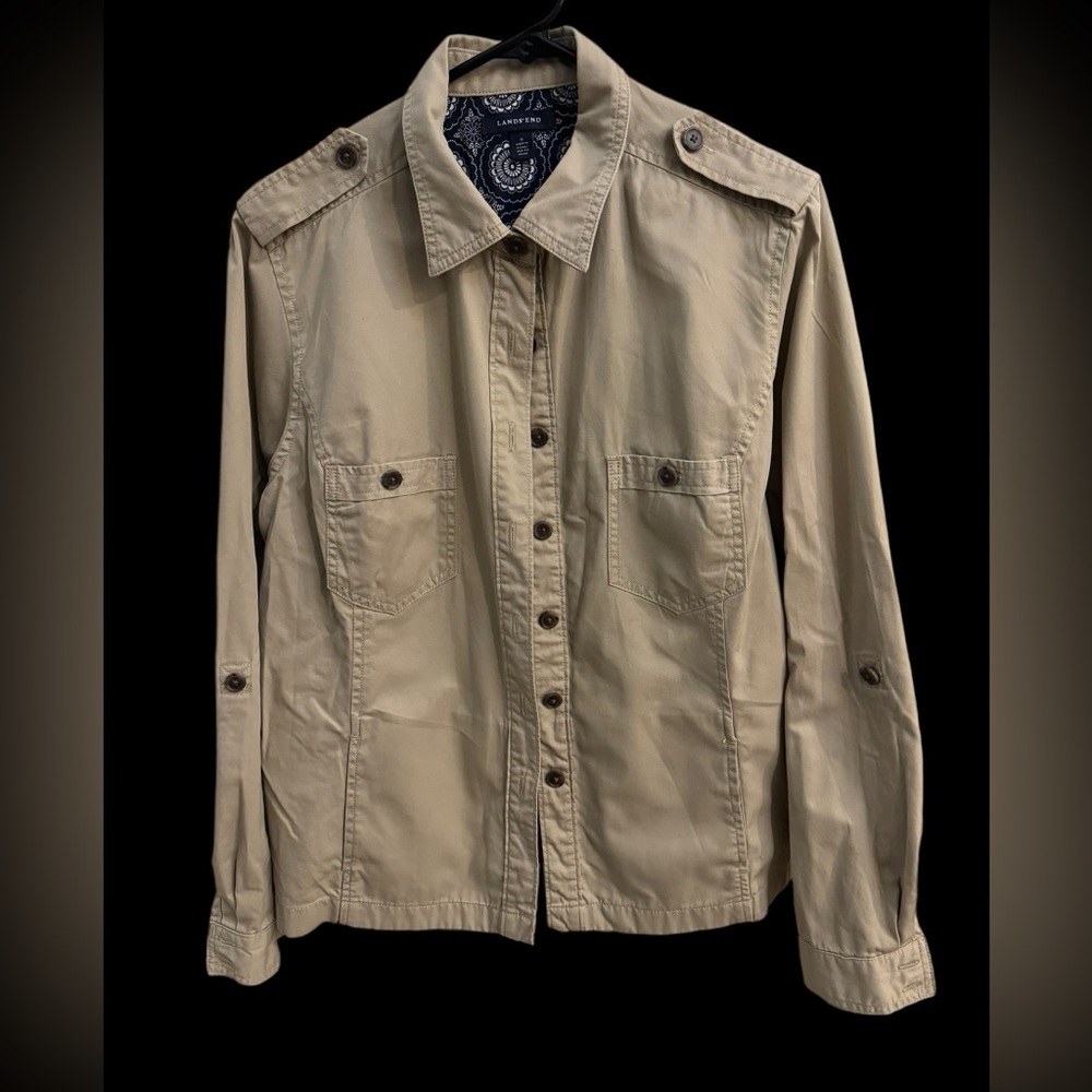 Land’s End Unlined Twill Jacket